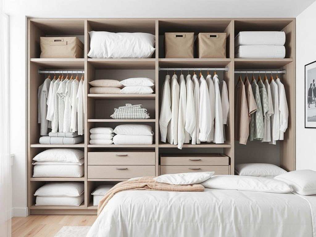 Оптимальное хранение постельного белья: гардеробные и шкафные решения. Гардеробная для белья — личное пространство заботы