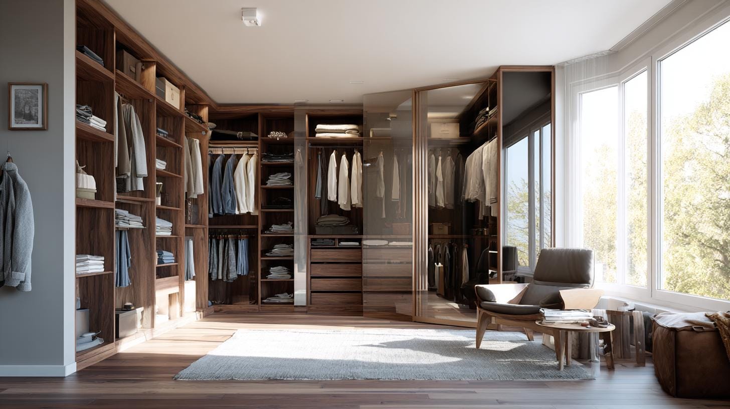 Зонирование пространства: как перегородки помогают жить комфортно - гардеробная на заказ поможет решить проблему.. Капля эстетики: перегородки, которые не замечаешь