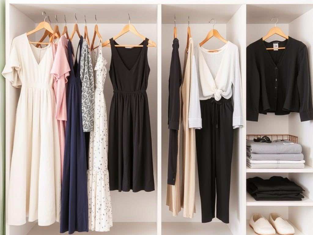 Гардеробная мечты: разделение платьев и брюк для идеального порядка. Что помогает держать порядок без усилий?