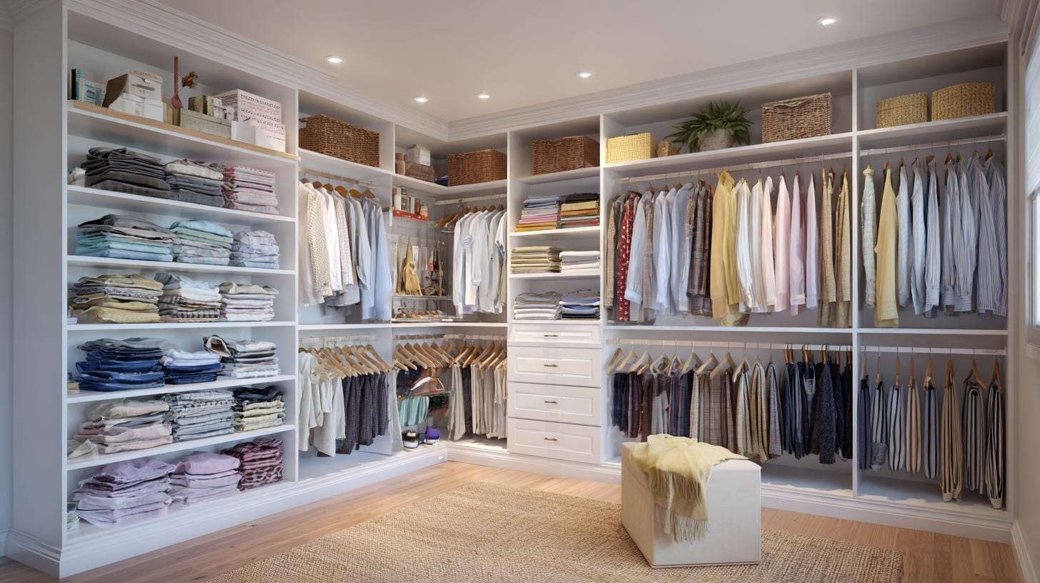 L-образные гардеробные: оптимизация пространства.Как L-образная конфигурация помогает максимально использовать угловое пространство. Примеры планировок и дизайнов.. Почему опыт и индивидуальность работают лучше универсальных решений