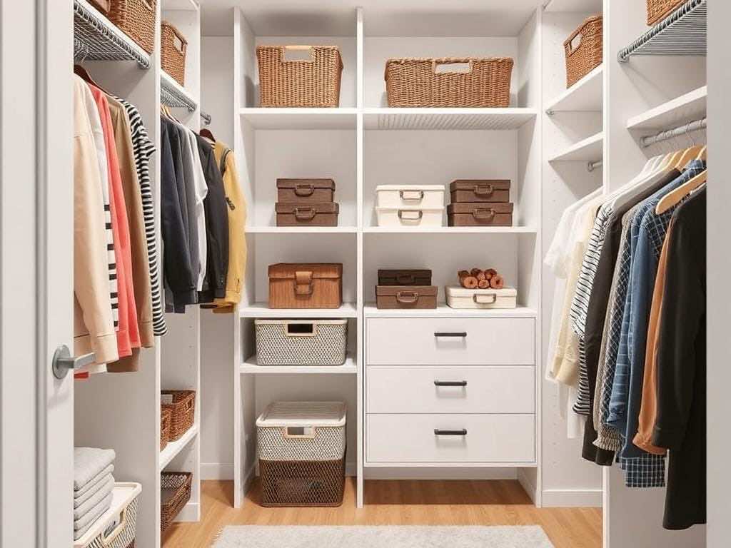 Гардеробная: 5 плюсов сетчатых корзин для идеального порядка в доме. Гардеробная фото: вдохновляющие примеры