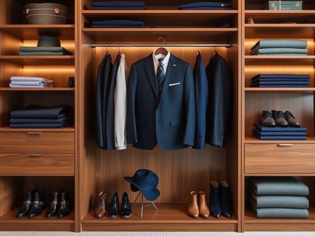 Идеальный гардероб: как правильно хранить мужской костюм. Материалы для "правильной" гардеробной