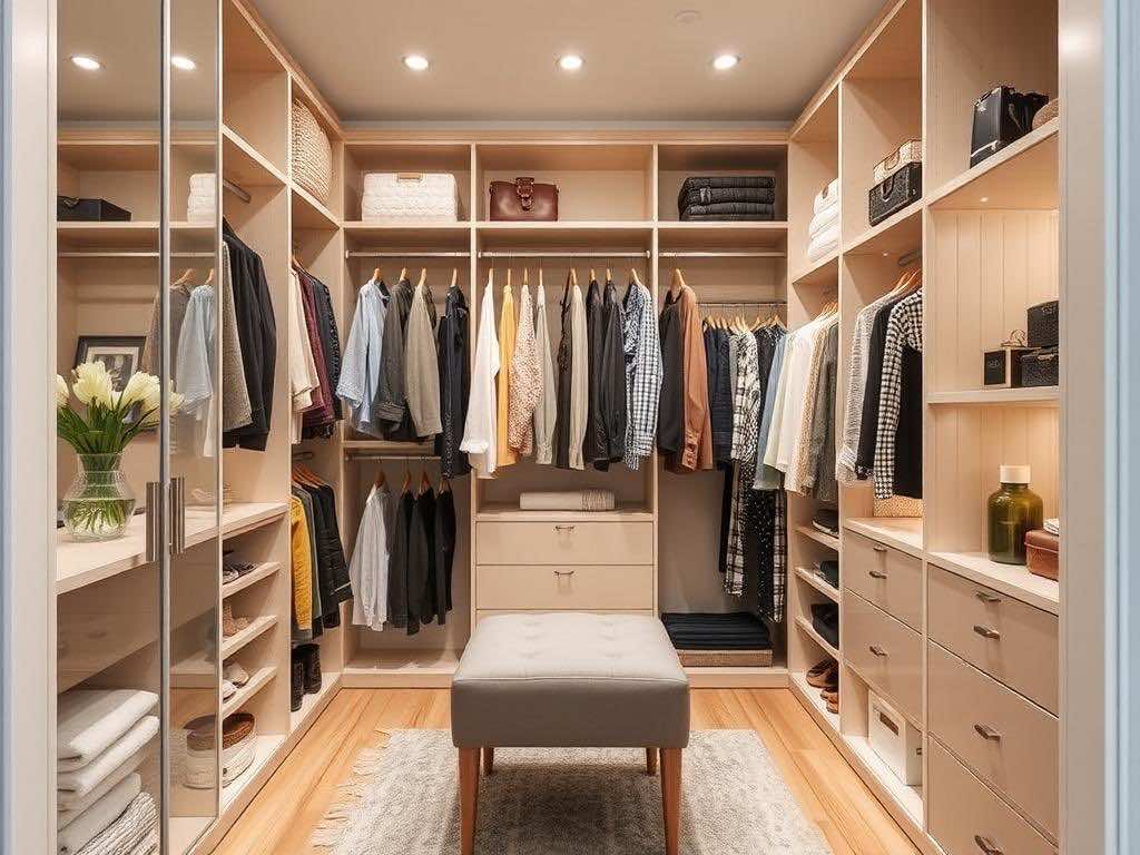 Гардеробная и уборка: создайте дом, отражающий вашу мечту о гармонии.. Ключевые идеи правильной планировки гардеробной