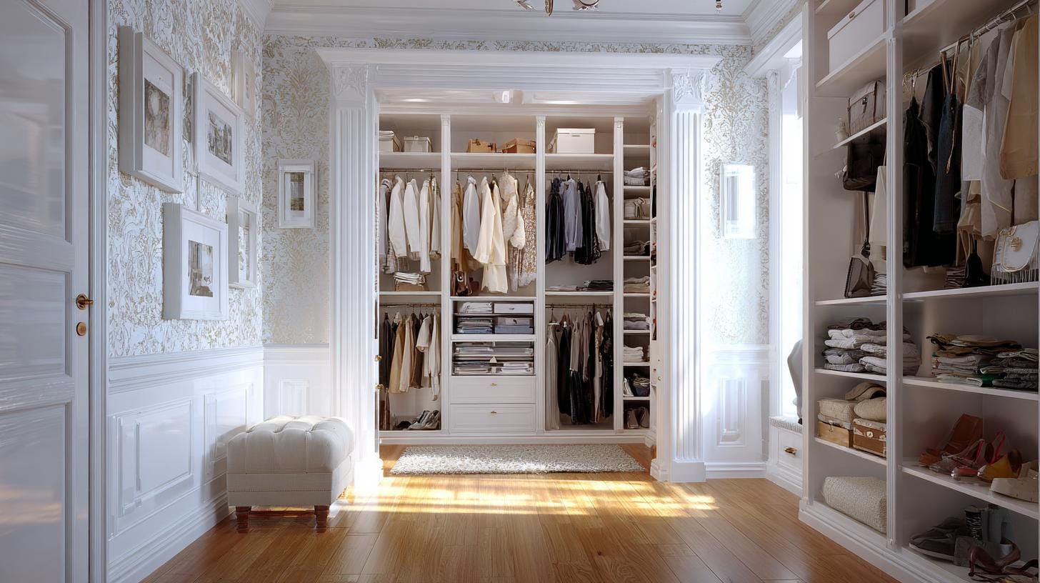 Гардеробные в нишу: как эффективно использовать пространство.Советы по проектированию гардеробных в нишах различных помещений: спальни, коридоры, кладовки. Примеры успешных решений.. Почему стандартный шкаф не работает? Синергия или компромисс?