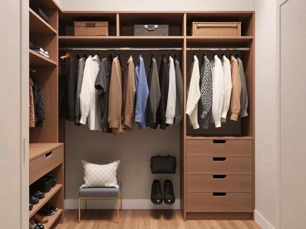 Гардеробная: 6 идей по оптимизации пространства в шкафу. Зонирование: пример эффективной схемы