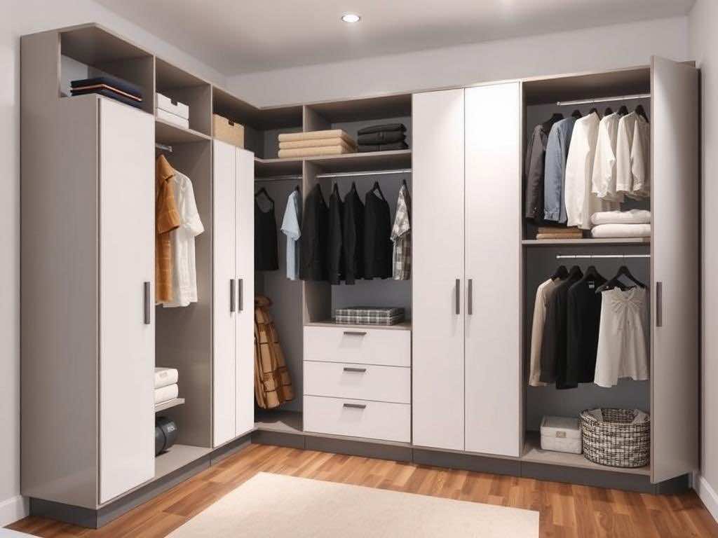 Гардеробная: как подобрать оптимальные габариты шкафа?. Модульные, металлические, угловые: в чём отличия?