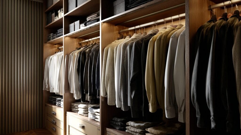 Гардеробная в спальне