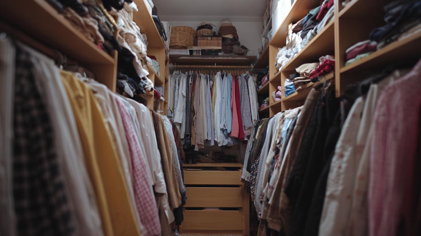 Вы потратили 800 000 ₽ на одежду. И ничего для места, где она живёт - гардеробная на заказ поможет решить проблему.. Последствия неорганизованной среды