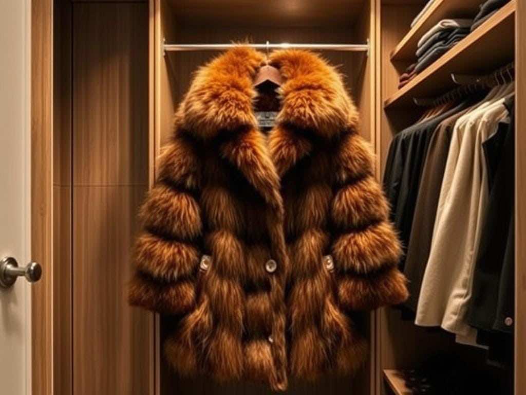 Список правил хранения шубы в гардеробной комнате