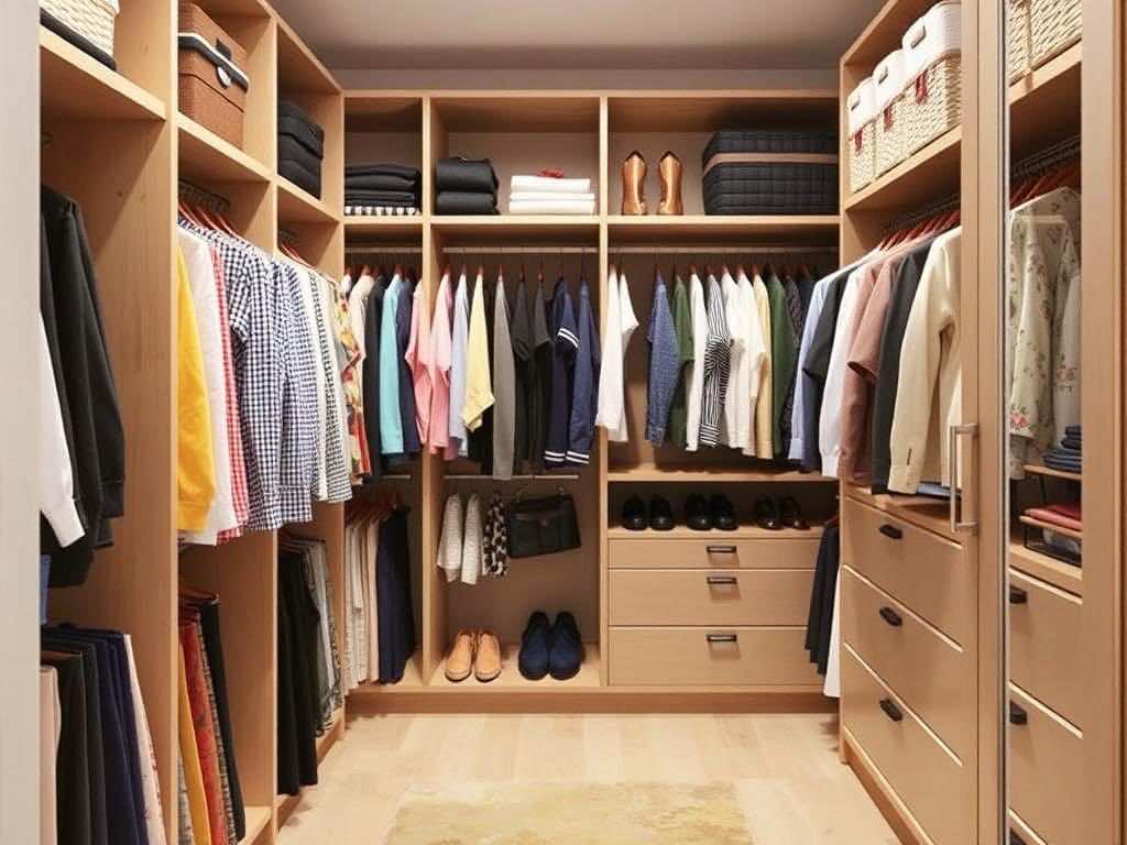 Гардеробная: все по полочкам – секреты идеального порядка в шкафу!. Гардеробная фото — вдохновляйтесь решениями