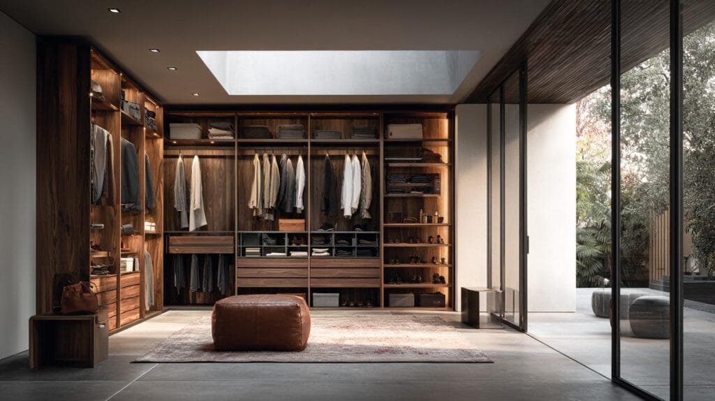 Открытые гардеробные системы