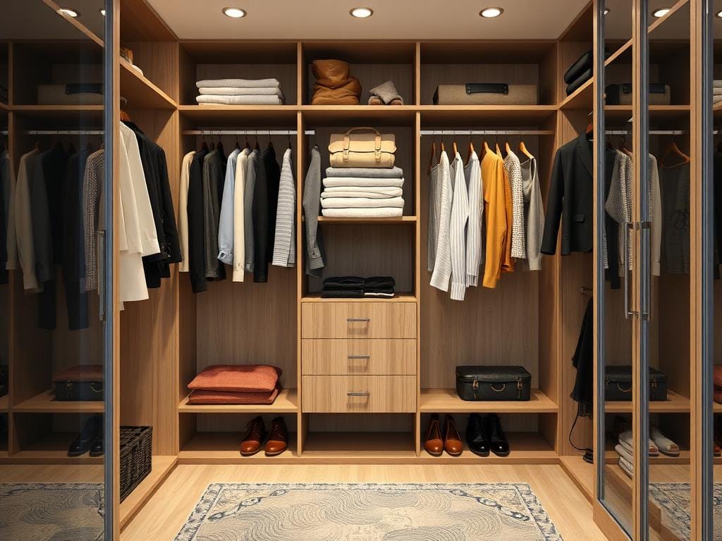 Основная тема статьи гардеробная комната, главный вопрос: Гардеробная, в ней Вещи, к которым удобно тянуться — используются чаще. Начало истории — когда порядок становится пространством для себя