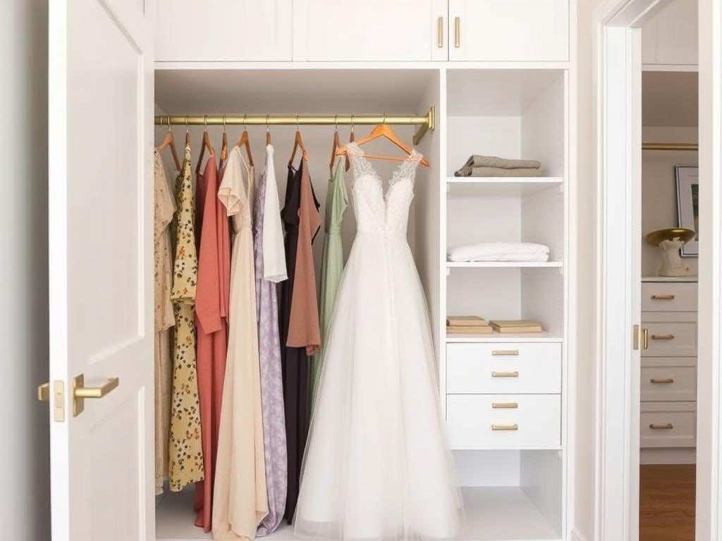 Гардероб для платьев: бережное хранение от пыли, влаги и моли. Маленькая гардеробная: идеи для вдохновения