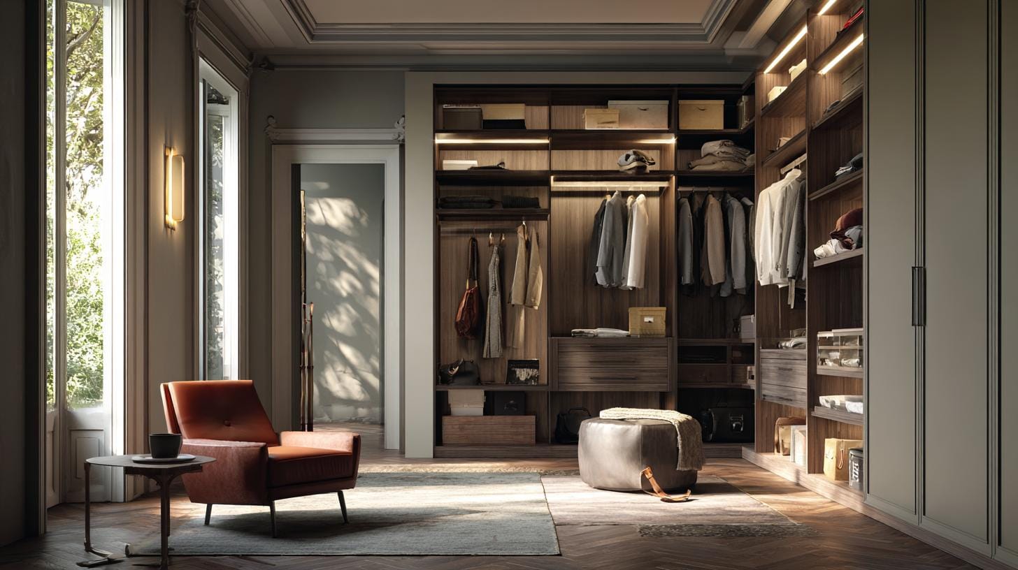 Зонирование пространства: как перегородки помогают жить комфортно - гардеробная на заказ поможет решить проблему.. SPIN-наблюдение: как решение найти свой ритм?