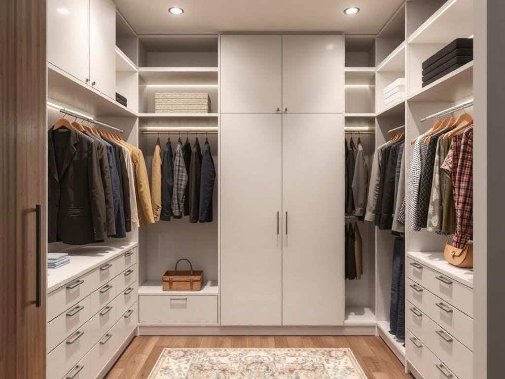 Гардеробная: идеальный микроклимат для ваших вещей!. Организация внутреннего пространства: мудрость мелочей