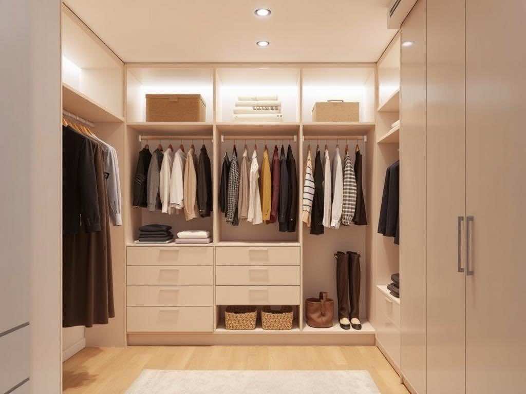 Гардеробная: простота и группировка – ключ к порядку в ваших вещах. Вход в пространство: порядок начинается с ощущения