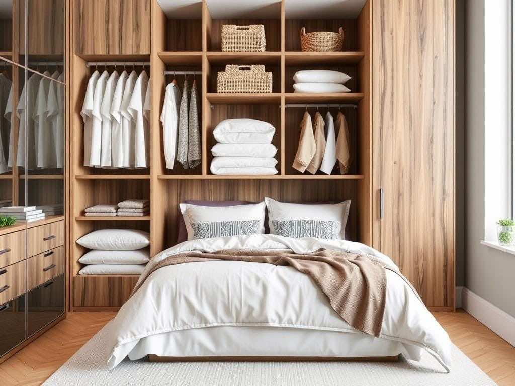 Гардеробная: Лайфхаки для хранения комплектов постельного белья. Идеальная система хранения для гардеробной: мечта или реальность?