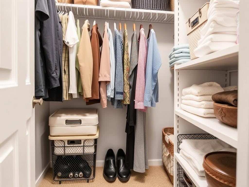 Гардеробная: 5 плюсов сетчатых корзин для идеального порядка в доме. Лайфхак визуальной экономии места