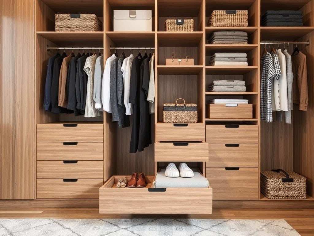 Удобное хранение: распределите вещи по выдвижным ящикам в гардеробной!. Почему ящики — сердце любой гардеробной системы