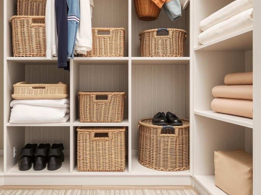 Функциональные корзины для идеального порядка в гардеробной. Больше, чем просто корзины: роль компании GarderobeMaster