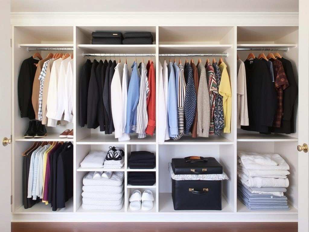 Гардеробная: 5 простых шагов к избавлению от лишней одежды без сожалений. Шаг 2: Осмотри пространство — гардеробная глазами гостя