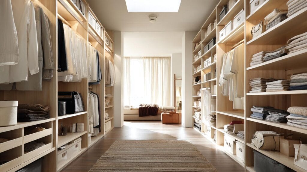 Гардеробная в спальне