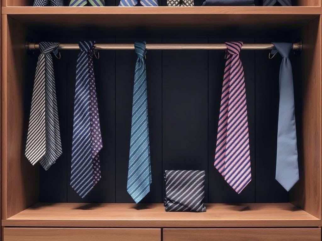Галстуки на виду: элегантное хранение для делового гардероба. Великие мелочи: идеи хранения, без которых гардеробная кажется неполной Галстуки на виду: элегантное хранение для делового гардероба. Великие мелочи: идеи хранения, без которых гардеробная кажется неполной