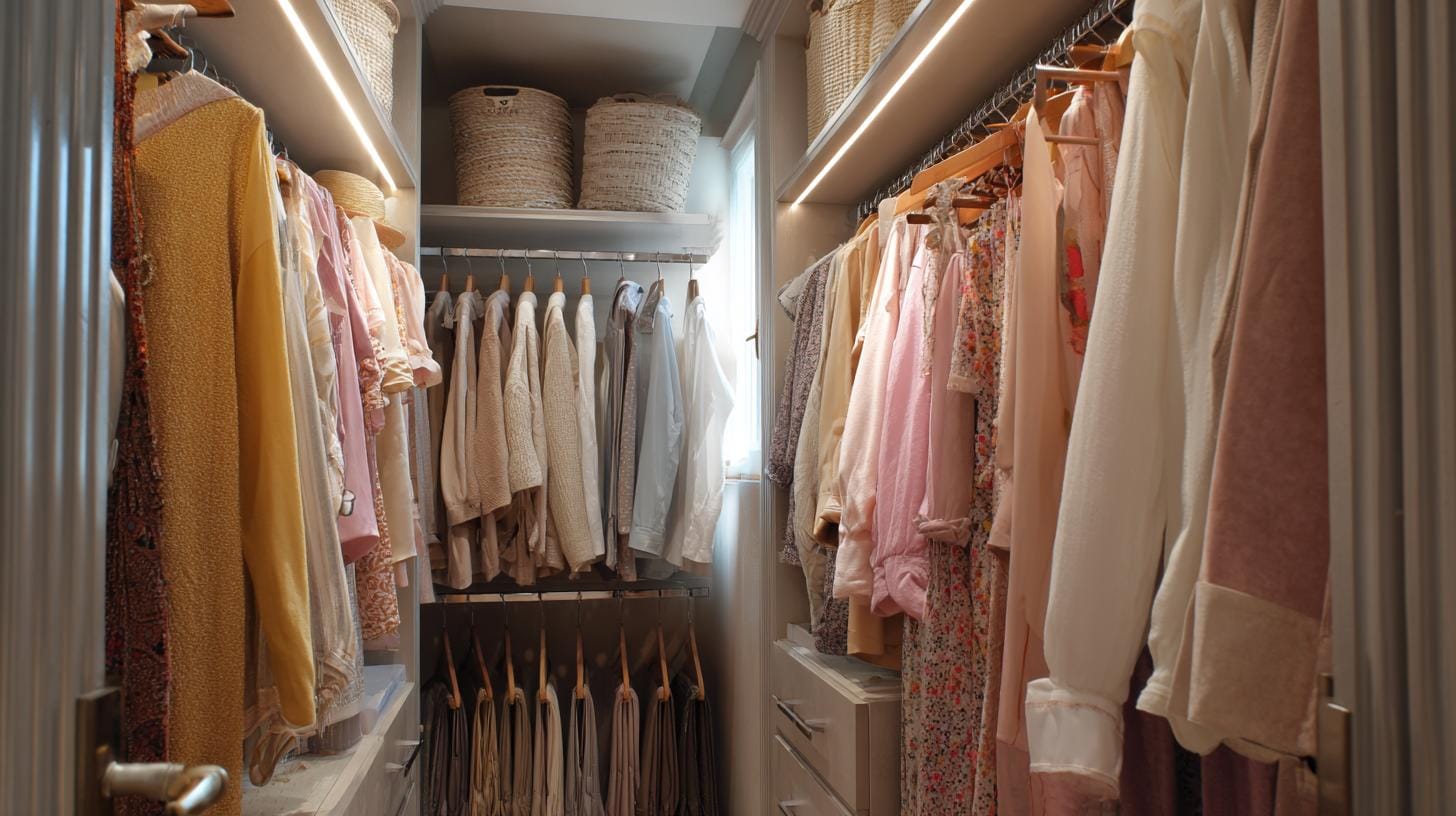 Дизайн маленьких гардеробных: визуальное расширение пространства.Рекомендации по дизайну маленьких гардеробных: использование светлых оттенков, зеркал, освещения.. Как пространство начинает работать на вас: опыт GarderobeMaster