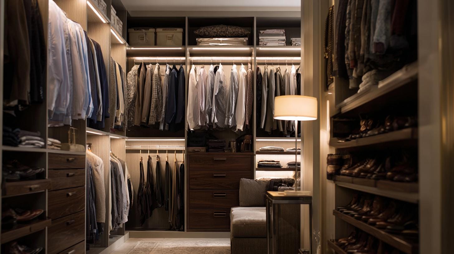 Зонирование пространства: как перегородки помогают жить комфортно - гардеробная на заказ поможет решить проблему.. Те самые тонкости, которые меняют всё