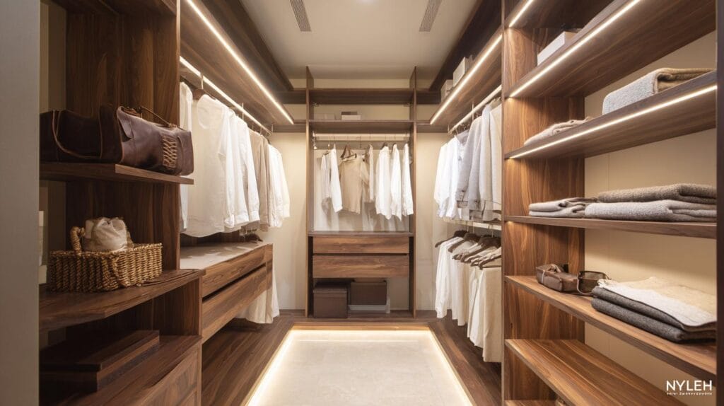 Гардеробная в спальне