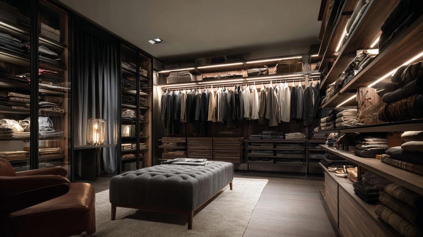 Дизайн элитных гардеробных: эксклюзивные решения.Рекомендации по дизайну элитных гардеробных: выбор материалов, освещение, организация пространства.. Дизайн элитной гардеробной: атмосфера, сценарии, решения Дизайн элитных гардеробных: эксклюзивные решения.Рекомендации по дизайну элитных гардеробных: выбор материалов, освещение, организация пространства.. Дизайн элитной гардеробной: атмосфера, сценарии, решения