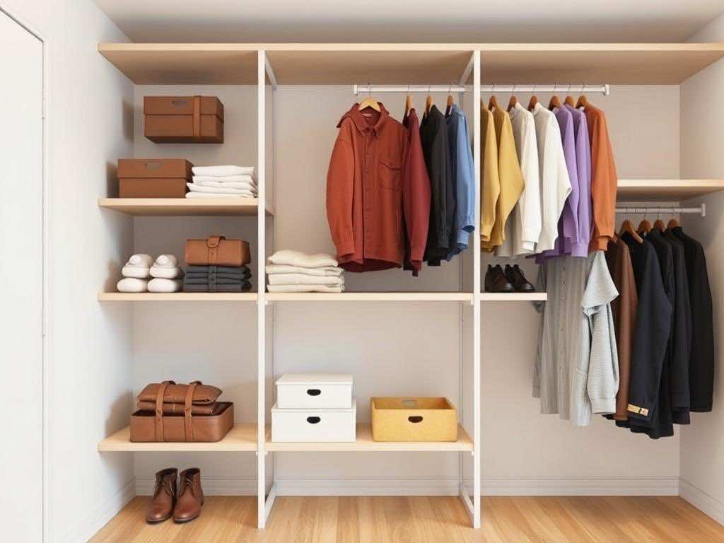 Эргономичный гардероб: оптимальное расположение полок для порядка и удобства. Хранение без компромиссов: лайфхак для живых людей Эргономичный гардероб: оптимальное расположение полок для порядка и удобства. Хранение без компромиссов: лайфхак для живых людей