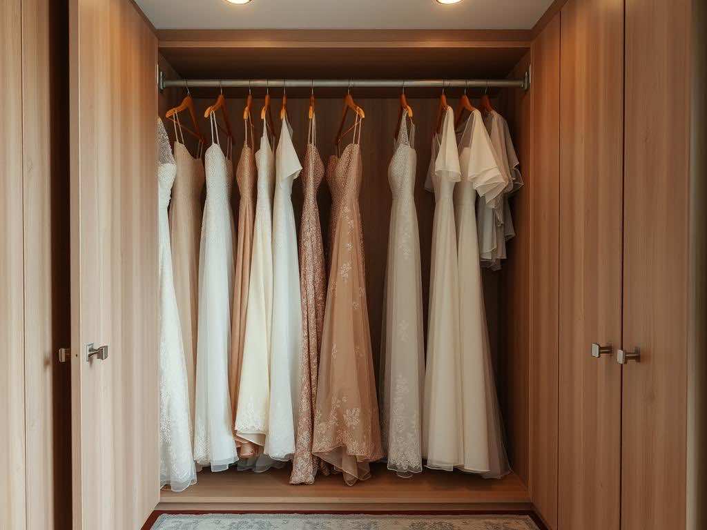 Гардероб для платьев: бережное хранение от пыли, влаги и моли. Зоны хранения: не тесно, не скучно
