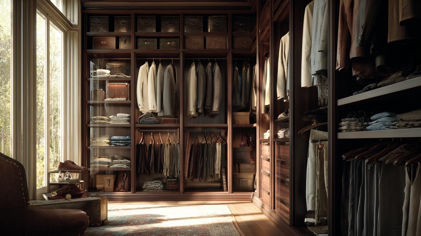 Собраться за минуту невозможно, если гардероб к этому не готов - гардеробная на заказ поможет решить проблему.. Что делает сценарий обустройства комфортным?