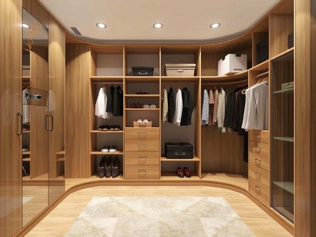 П-образная гардеробная для компактных пространств: стиль и функциональность.. П-образная гардеробная: эстетика современных решений vs. классика шкафов П-образная гардеробная для компактных пространств: стиль и функциональность.. П-образная гардеробная: эстетика современных решений vs. классика шкафов