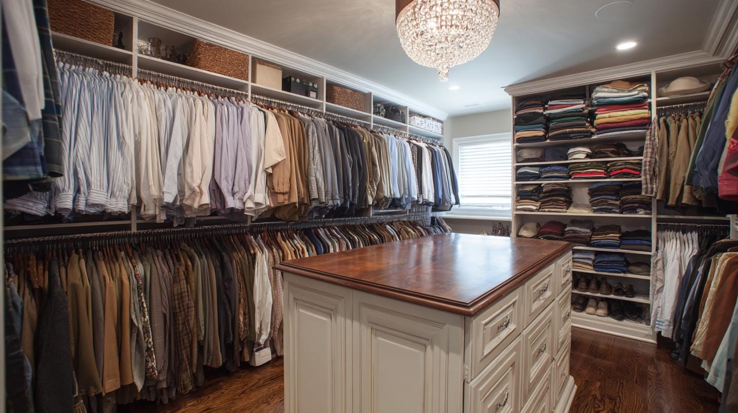 История одной комнаты: как мебель на заказ меняет всё - гардеробная на заказ поможет решить проблему.. Таблица: Контраст между обычным хранением и системой на заказ