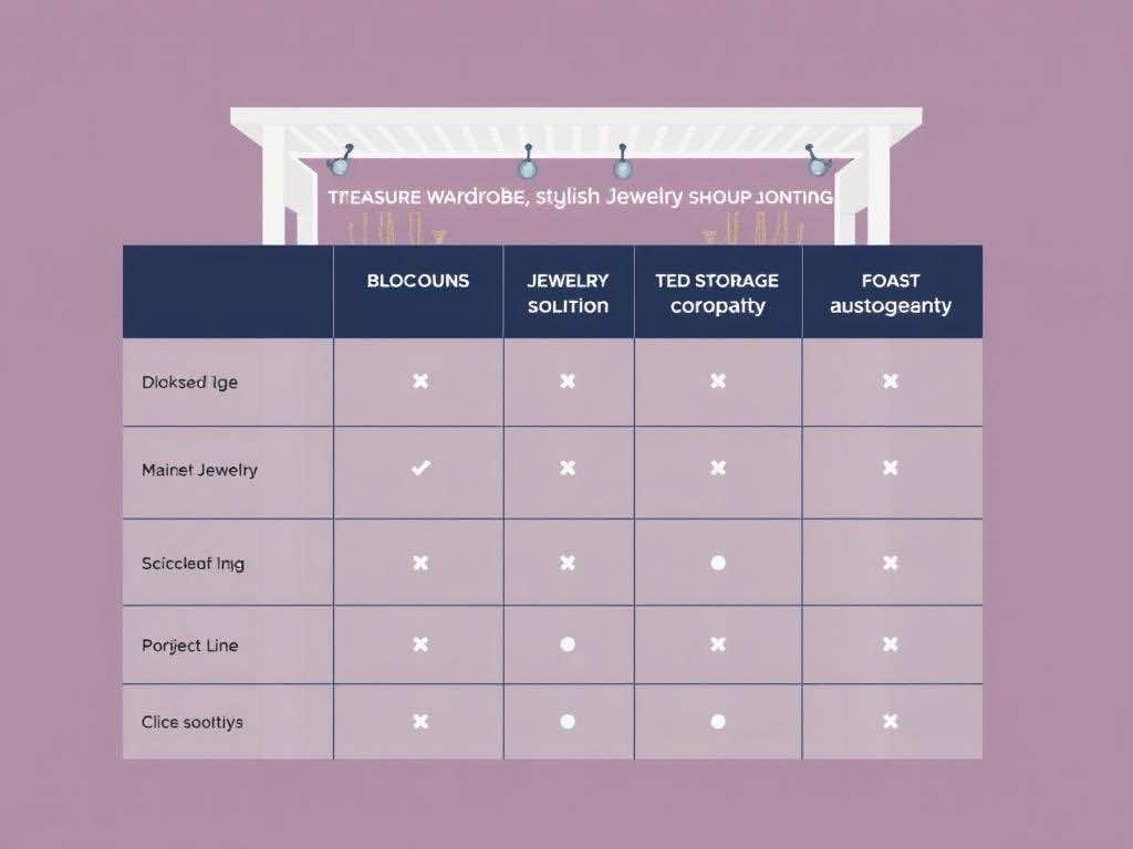 Гардеробная сокровищница: стильное хранение украшений для модниц. Сравнительная таблица популярных решений хранения Гардеробная сокровищница: стильное хранение украшений для модниц. Сравнительная таблица популярных решений хранения