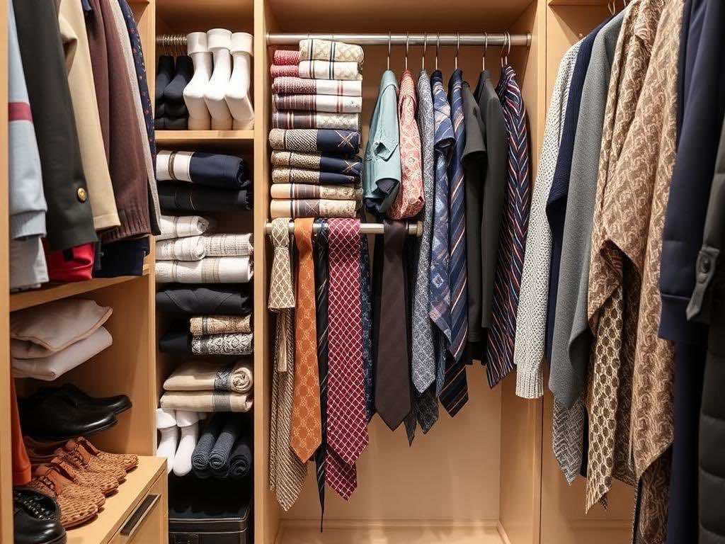 Эргономичное хранение: носки, чулки, галстуки и шарфы в вашем гардеробе. Интеллектуальные решения: дизайн гардеробной и распределение аксессуаров Эргономичное хранение: носки, чулки, галстуки и шарфы в вашем гардеробе. Интеллектуальные решения: дизайн гардеробной и распределение аксессуаров