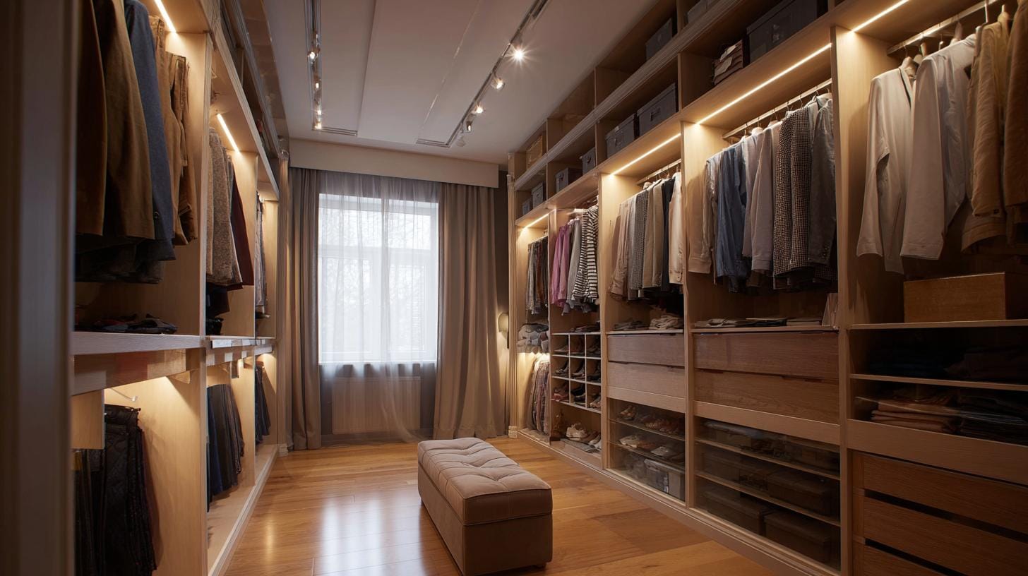 Гардеробные комнаты на заказ в Москве.Преимущества изготовления на заказ: индивидуальный проект, производство, монтаж за 3 дня. Фото-галерея, формы расчёта стоимости, перелинковка на подкатегории. Акценты: 20 лет опыта, гарантия, 3D-дизайн.. Тихая революция: преимущества проектирования гардеробной комнаты на заказ