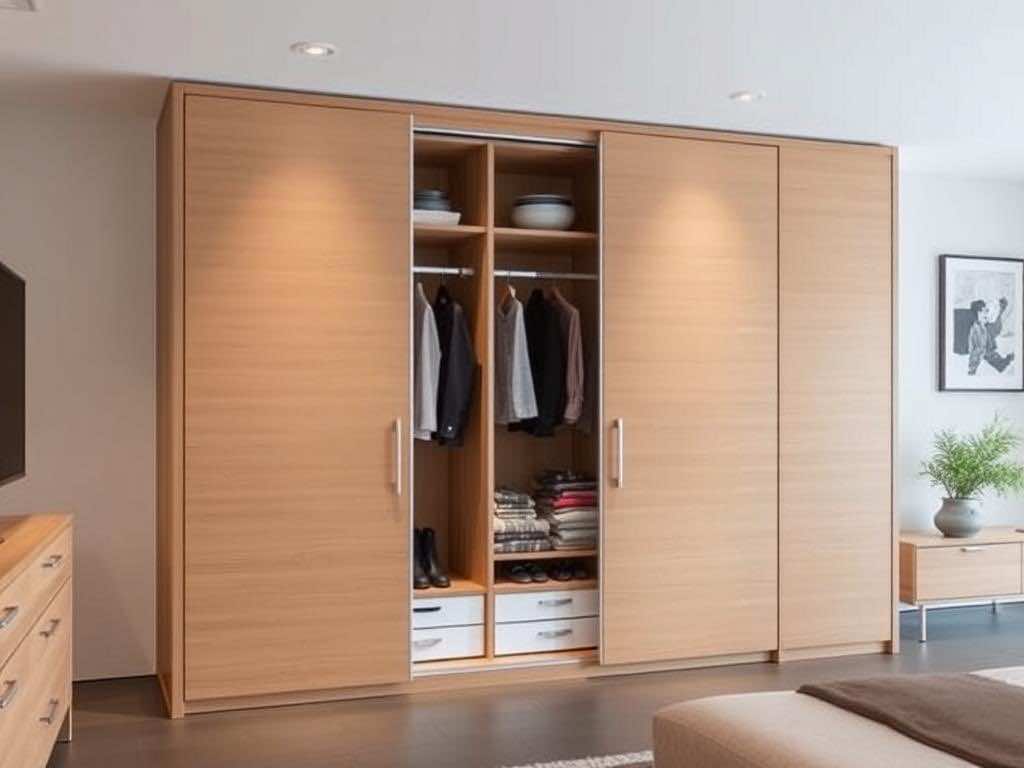 Оптимальная глубина шкафа: 650–700 мм для раздвижных и 600 мм для распашных дверей. Опыта «GarderobeMaster»: когда мебель становится искусством пространства