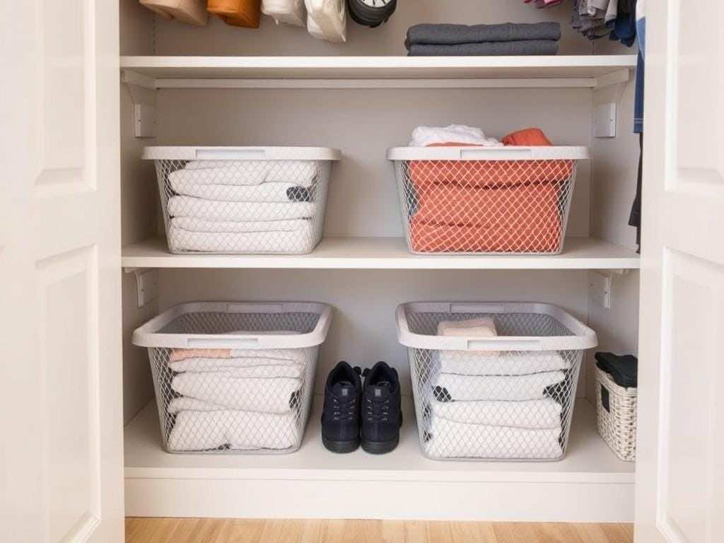 Гардеробная: 5 плюсов сетчатых корзин для идеального порядка в доме. Заключение
