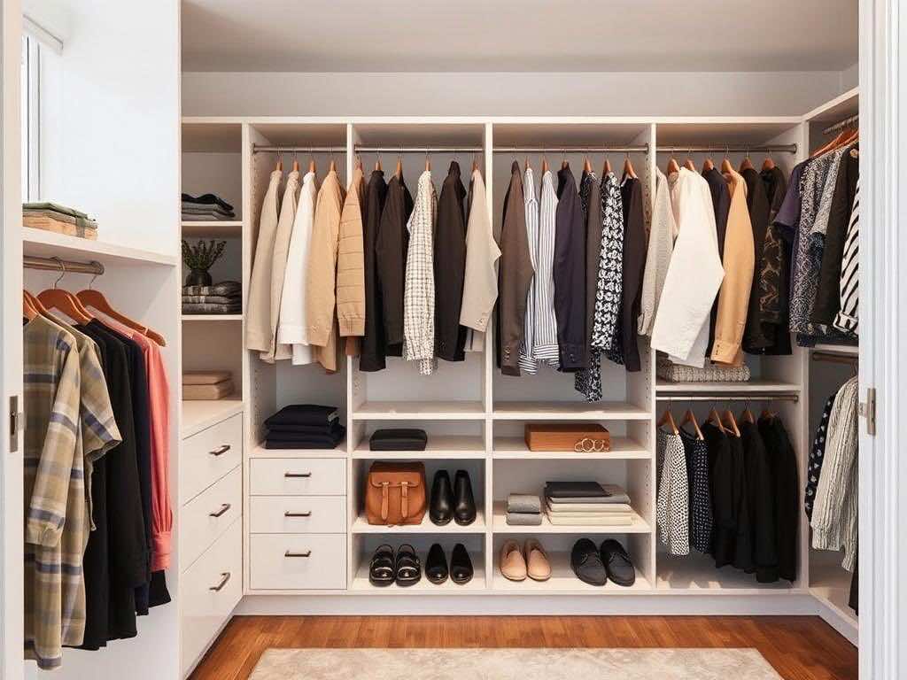 Гардеробная: пантограф — спасение утренних сборов!. Психология порядка: почему гардеробная начинается с себя