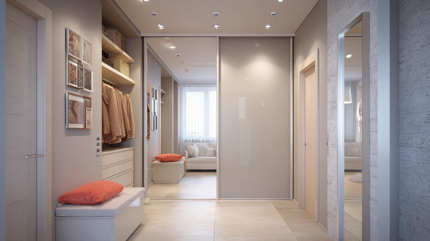 Встроенные гардеробные для малогабаритных квартир.Идеи и рекомендации по созданию функциональных гардеробных в условиях ограниченного пространства.. Три любимых приёма проектировщиков и неожиданный эффект масштаба