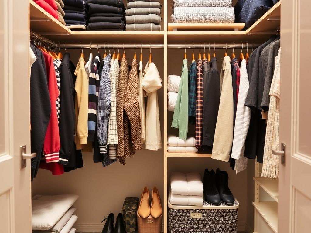 Организация гардеробной: простые способы хранения носков и других вещей. Маленькая гардеробная и искусство компактности