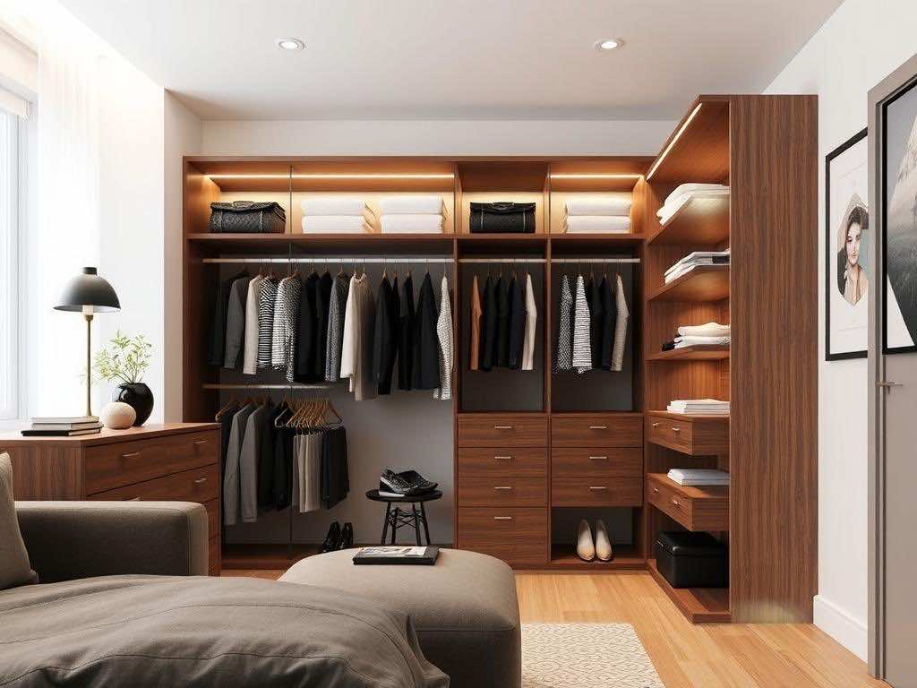 Гардеробная в 3D: визуализируйте идеальный шкаф до монтажа!. Вдохновляющие идеи: угловая гардеробная, гардеробная купе, гардеробная в квартире