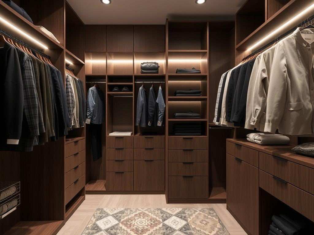 Гардеробная: разумный заказчик и компактное решение для полного списка.. От идеи до деталей: гардеробная как зеркало характера