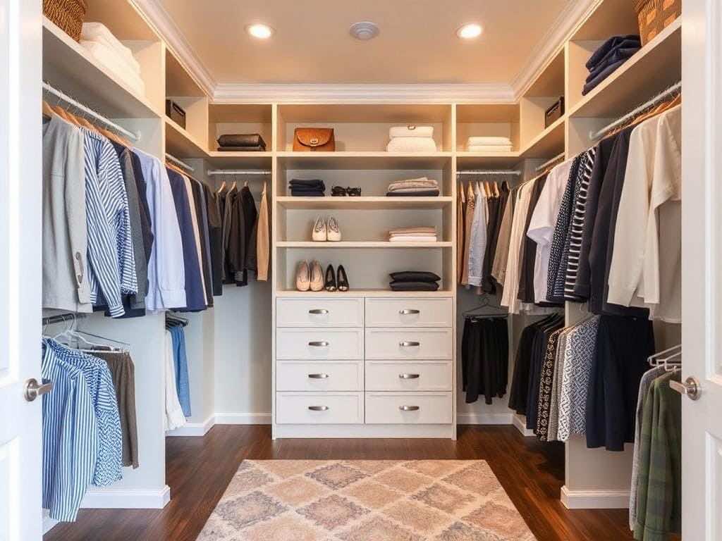 Гардеробная: идеальный микроклимат для ваших вещей!. Таблица: Преимущества гардеробной на заказ