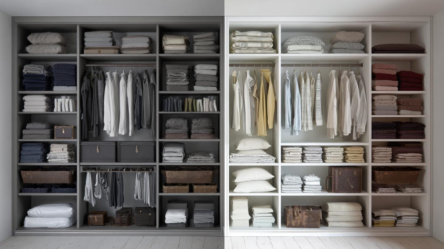 Материалы и фурнитура для встроенных гардеробных.Обзор популярных материалов и фурнитуры для изготовления встроенных гардеробных. Плюсы и минусы каждого варианта.. Системы хранения: стеллажи, сетки, полки