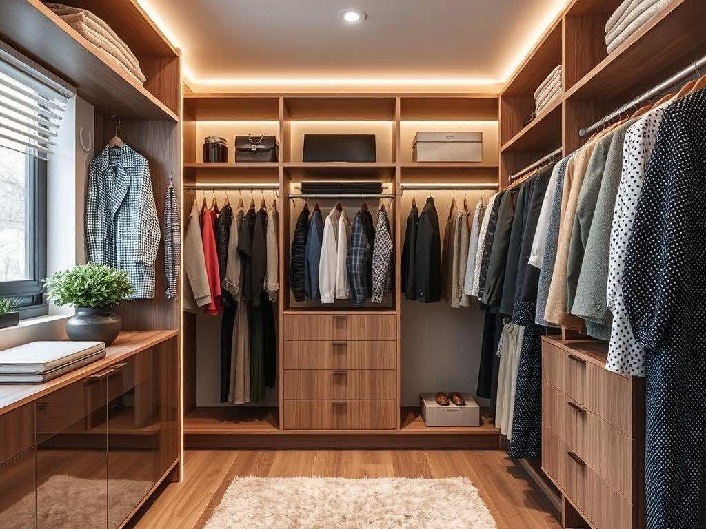 Гардеробная: разумный заказчик и компактное решение для полного списка.. Заключение