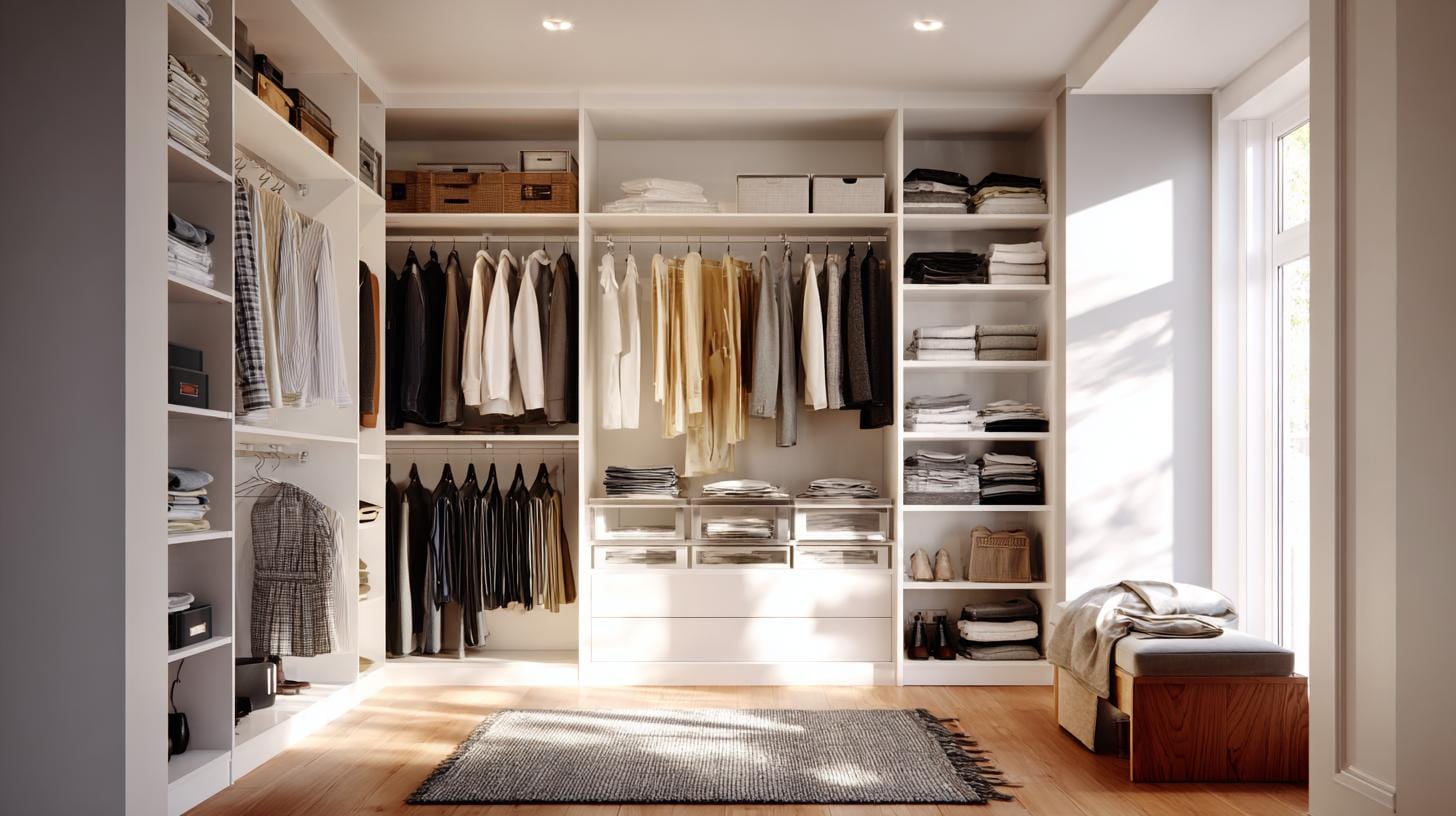 Стоимость гардеробных для маленьких помещений: от 50 000 ₽.Факторы, влияющие на стоимость гардеробной для маленьких помещений: материалы, размеры, сложность конструкции. Примеры цен.. Организация под ключ: почему доверие к мастерам делает ваш порядок естественным